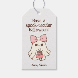 Editierbarer Halloween Trick oder Treat Goody Bag Geschenkanhänger