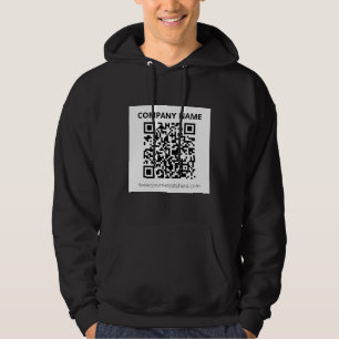 Editierbarer QR-Code und einfaches, benutzerdefini Hoodie