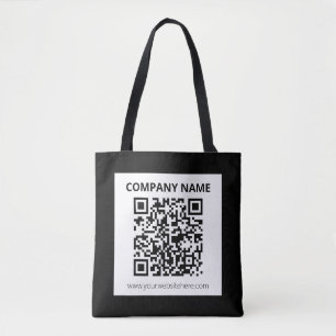 Editierbarer QR-Code und einfaches, benutzerdefini Tasche