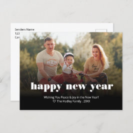 Editierbares Holiday Foto Feiertagspostkarte