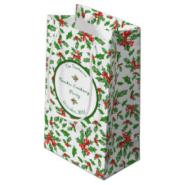 Editierbares WeihnachtskochtParty Frohe Weihnachte Kleine Geschenktüte