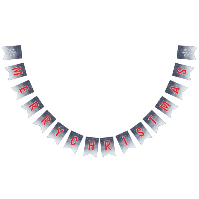 Editierbares White Christmas Banner (Alle)