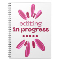 Editing in Progress-Notebook für Autoren/Autoren