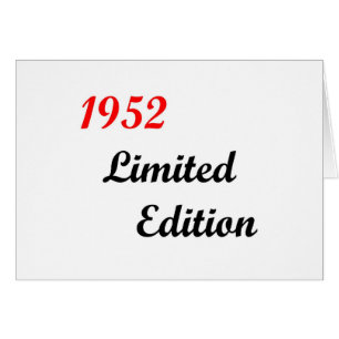 Édition 1952 limitée