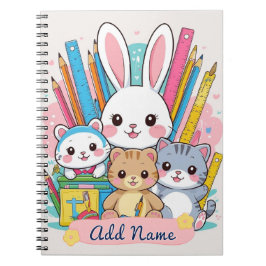 Edition von Süße Tier School Notebook Notizblock