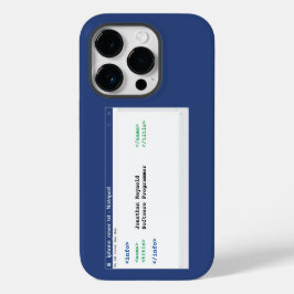 Editor Coder Programmer Format Computer Scientist Case-Mate iPhone 14 Pro Hülle