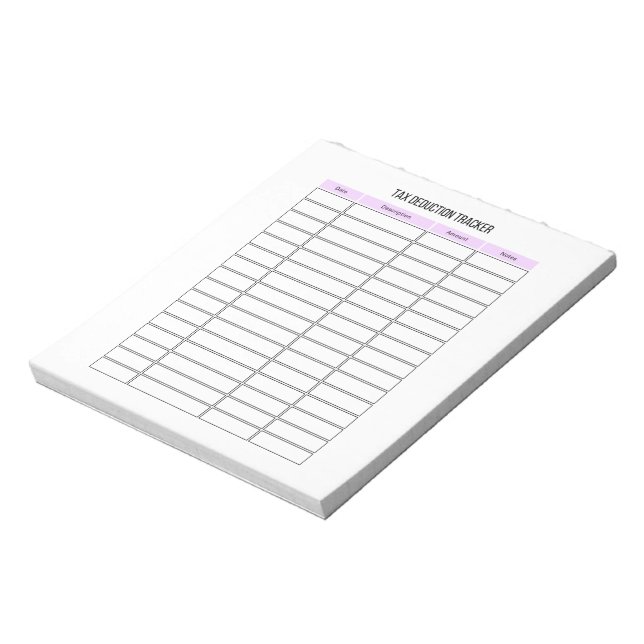 Editor für den Tracker zur Steuerermäßigung für kl Notizblock (Rotiert)