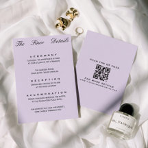 Editorial Chic Softlila Minimale Hochzeitsdetails