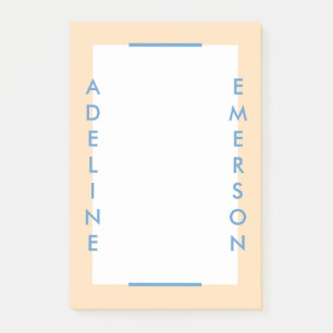 Éditorial Typographie moderne Post-It Notes - Or