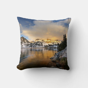Ediza Lake Sunset - Sierra Nevada Kissen