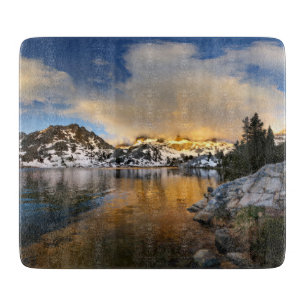 Ediza Lake Sunset - Sierra Nevada Schneidebrett