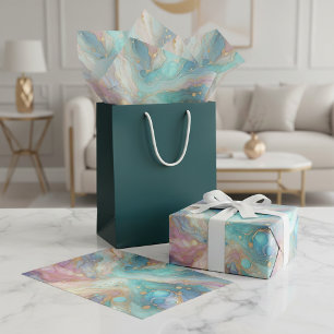 Edle Bunte Goldmarmor Geschenkverpackung Seidenpap Seidenpapier