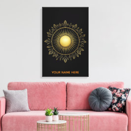 Edle Sonnenblatt-Feinbild-Leinwandkunst Leinwanddruck