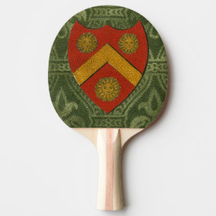 Edles Wappen V Tischtennis Schläger