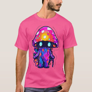 Edm Festival Trippy Art Mushroom Psychedelic Rave T-Shirt