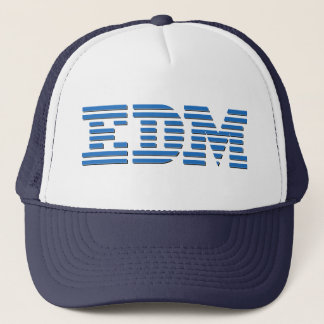 EDM - IBM parodieren Entwurf für EDM Liebhaber Truckerkappe