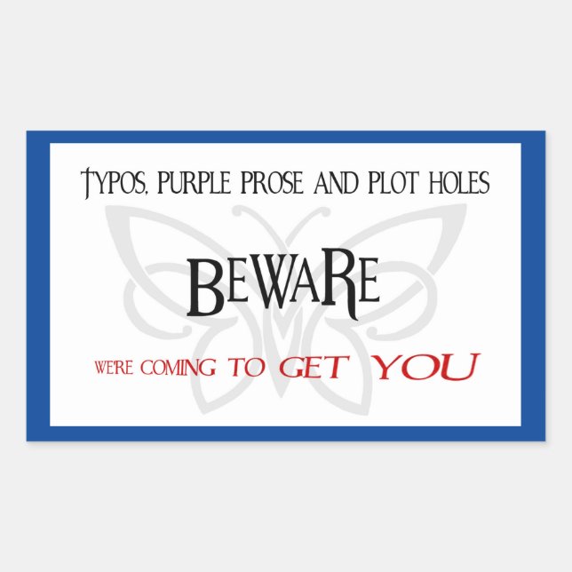 EdMo Beware autocollants (Devant)