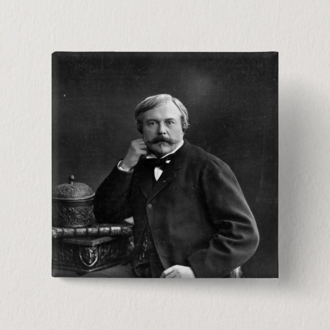 Edmond de Goncourt Button (Vorderseite)
