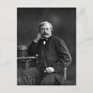 Edmond de Goncourt Postkarte