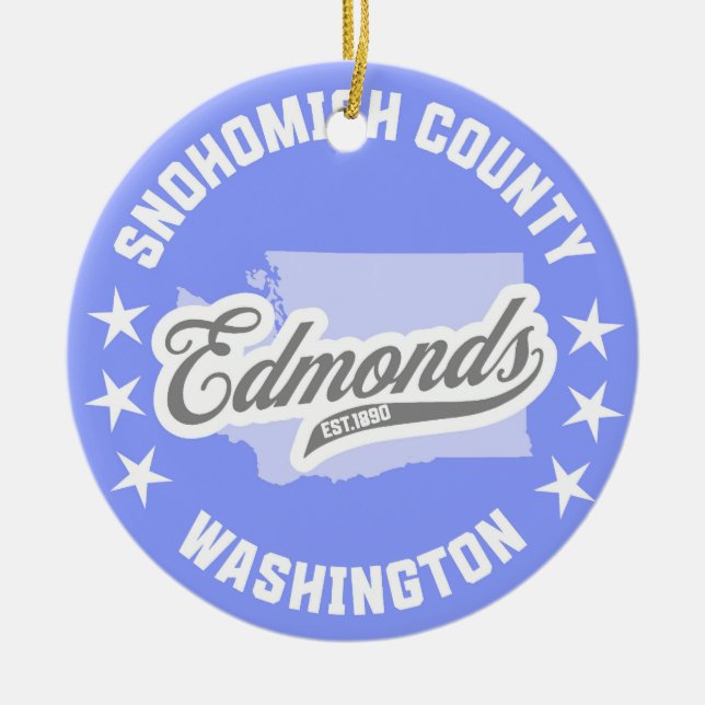 Edmonds, Washington Keramik Ornament (Vorne)