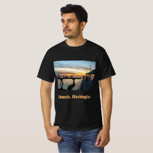 Edmonds Washington Pier bei Sunset T-Shirt