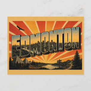 Edmonton AB River Valley Pyramiden Park Kunst Postkarte