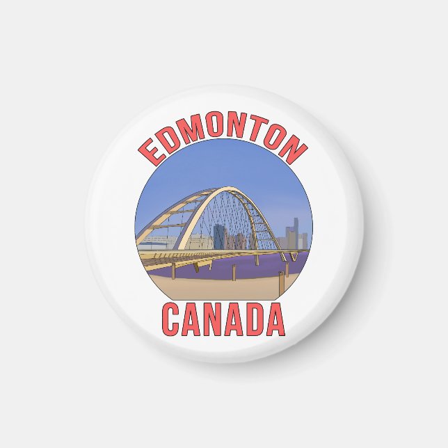 Edmonton Alberta Kanada Magnet (Vorne)