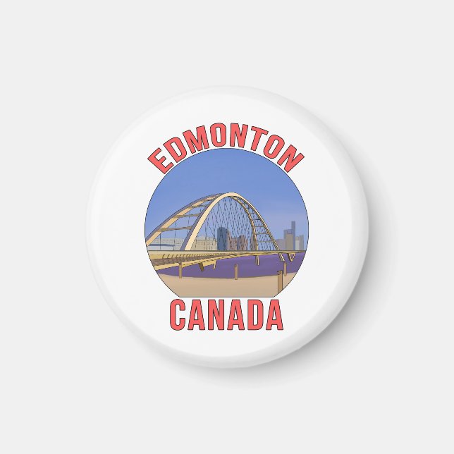 Edmonton Alberta Kanada Magnet (Vorne)