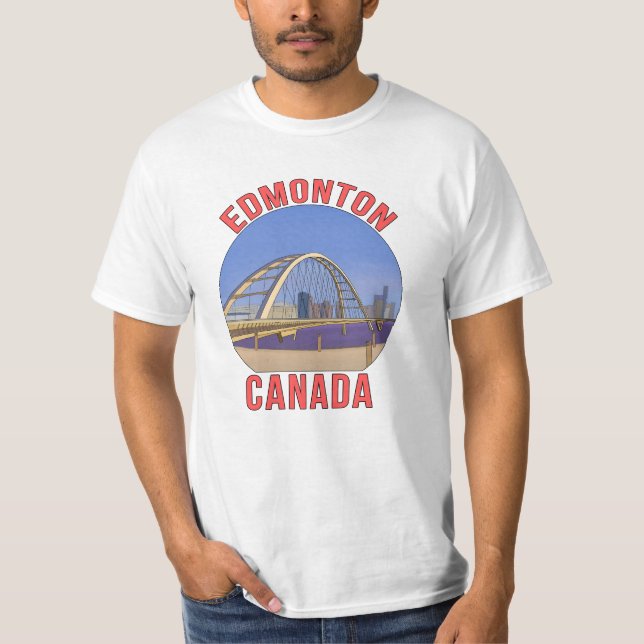 Edmonton Alberta Kanada T-Shirt (Vorderseite)