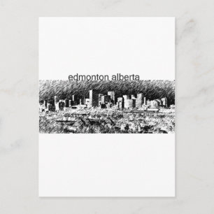 Edmonton Alberta Postkarte
