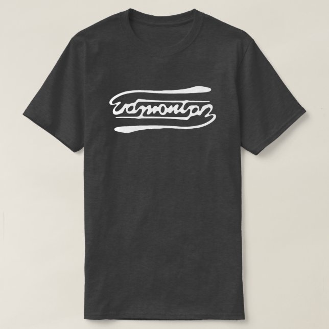 Edmonton Ambigram T-Shirt (Design vorne)