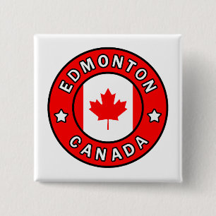 Edmonton Canada Button