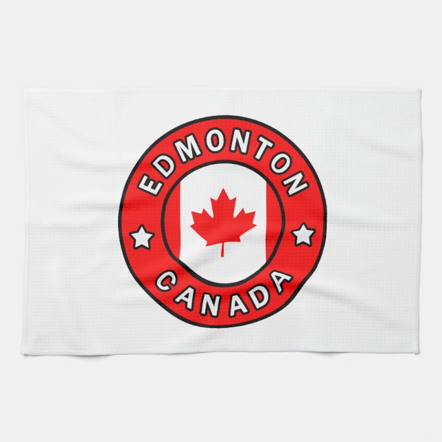 Edmonton Canada Handtuch (Horizontal)