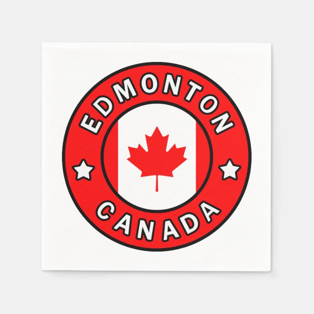Edmonton Canada Serviette (Vorderseite)