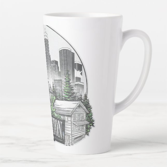 Edmonton City Canada Milchtasse (Rechts)