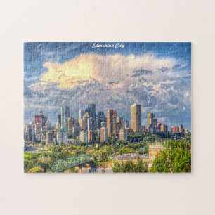 Edmonton City Kanada. Puzzle