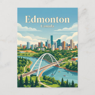 Edmonton, Kanada Postkarte