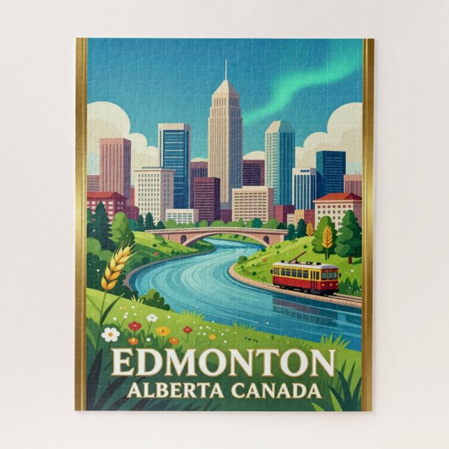 Edmonton River Valley Alberta Reise (Vertikal)