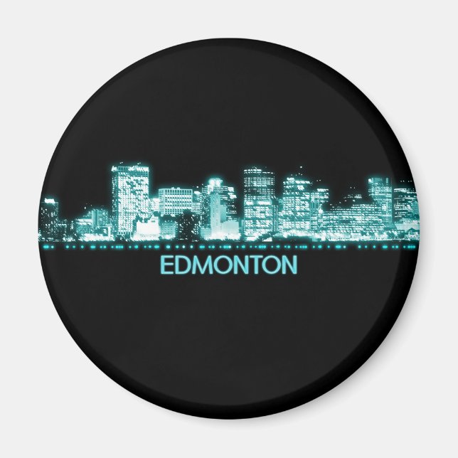 Edmonton Skyline Magnet (Vorne)