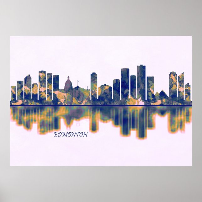 Edmonton Skyline Poster (Vorne)