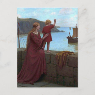 Edmund Blair Leighton - Carte postale d'adieu