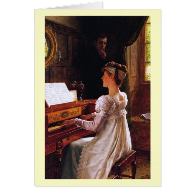 Edmund Blair Leighton, Courship Viktorianisch Art (Vorne)