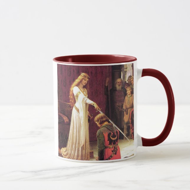 Edmund Blair Leighton: Die Akcolade-Tasse Tasse (Rechts)