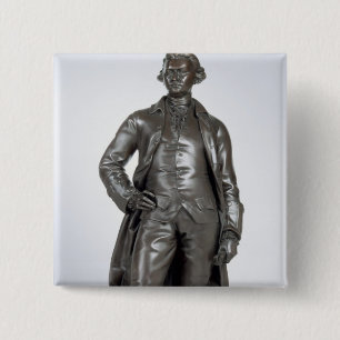 Edmund Burke (1729-97) 1865 (Bronze) Button