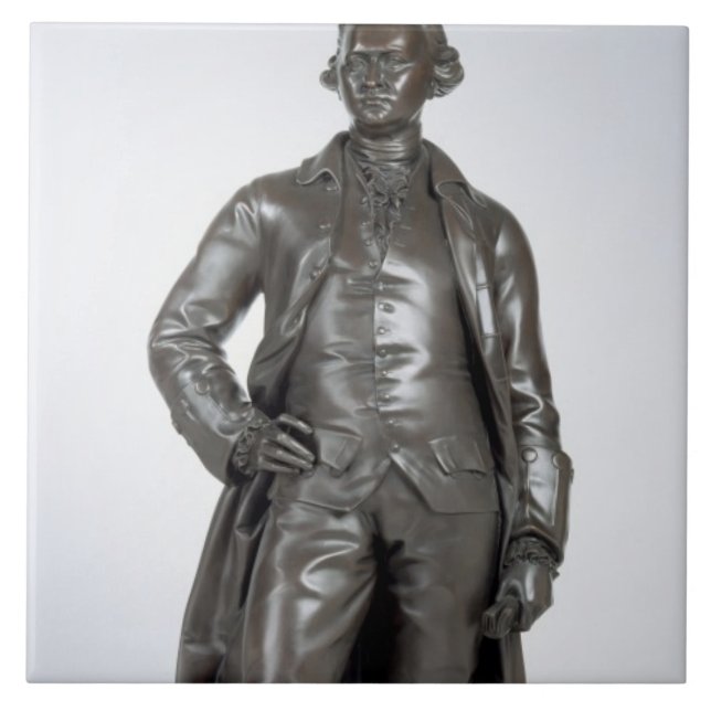 Edmund Burke (1729-97) 1865 (Bronze) Fliese (Vorderseite)