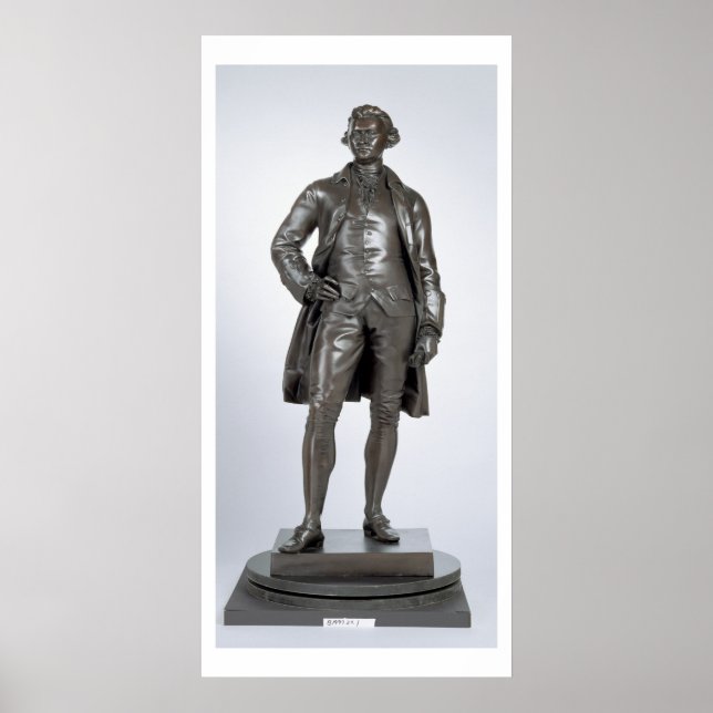 Edmund Burke (1729-97) 1865 (Bronze) Poster (Vorne)