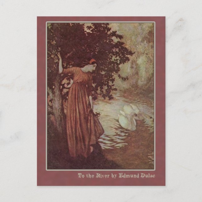 Edmund Dulac Illustrates Edgar Allan Poe Postkarte (Vorderseite)