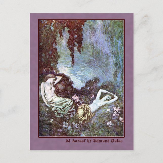 Edmund Dulac Illustrates Edgar Allan Poe Postkarte (Vorderseite)