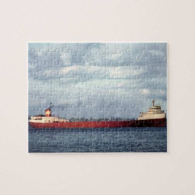 Edmund Fitzgerald am St. Clair River (Horizontal)