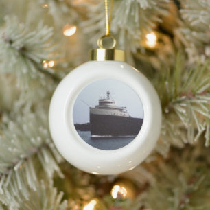 Edmund Fitzgerald Keramik Kugel-Ornament